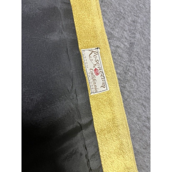 Vintage 1960s Rosenblum California Women's Floral Tapestry Vest‎ Yellow - Picture 4 of 8